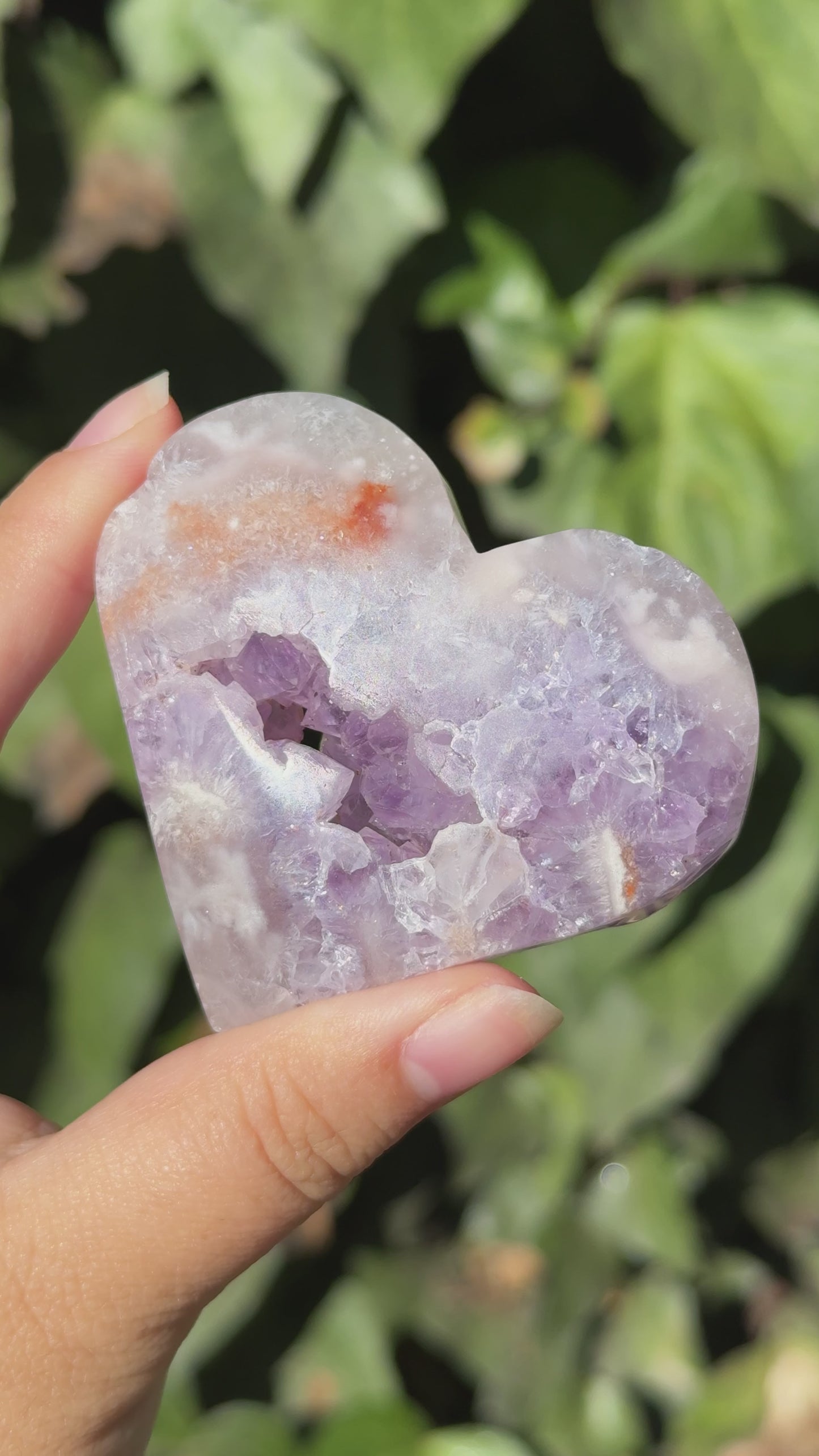 
                  
                    Load and play video in Gallery viewer, Pink Amethyst Heart
                  
                