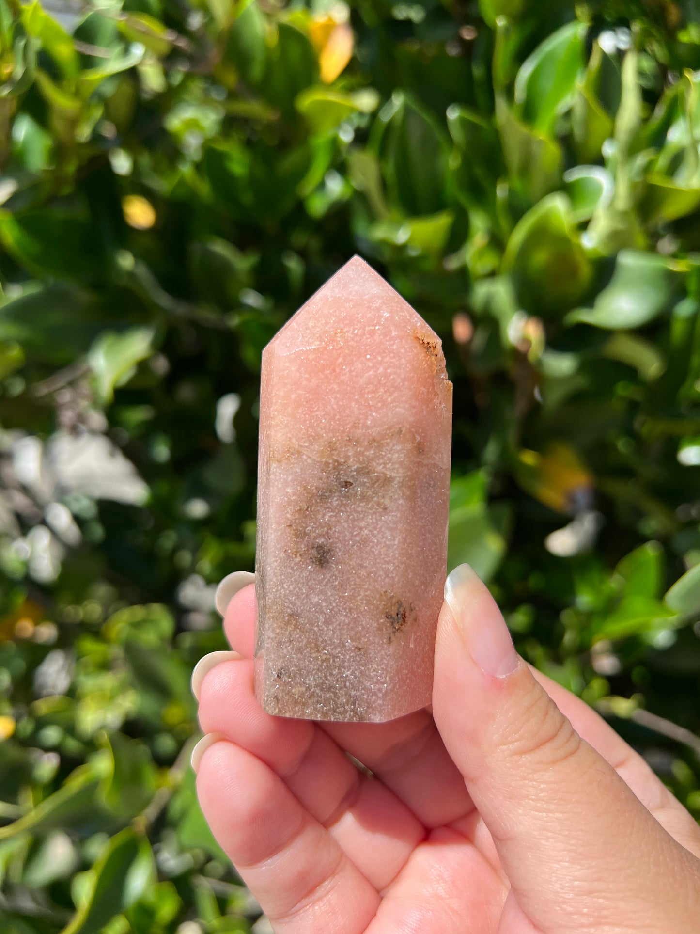 
                  
                    Pink Amethyst Point
                  
                