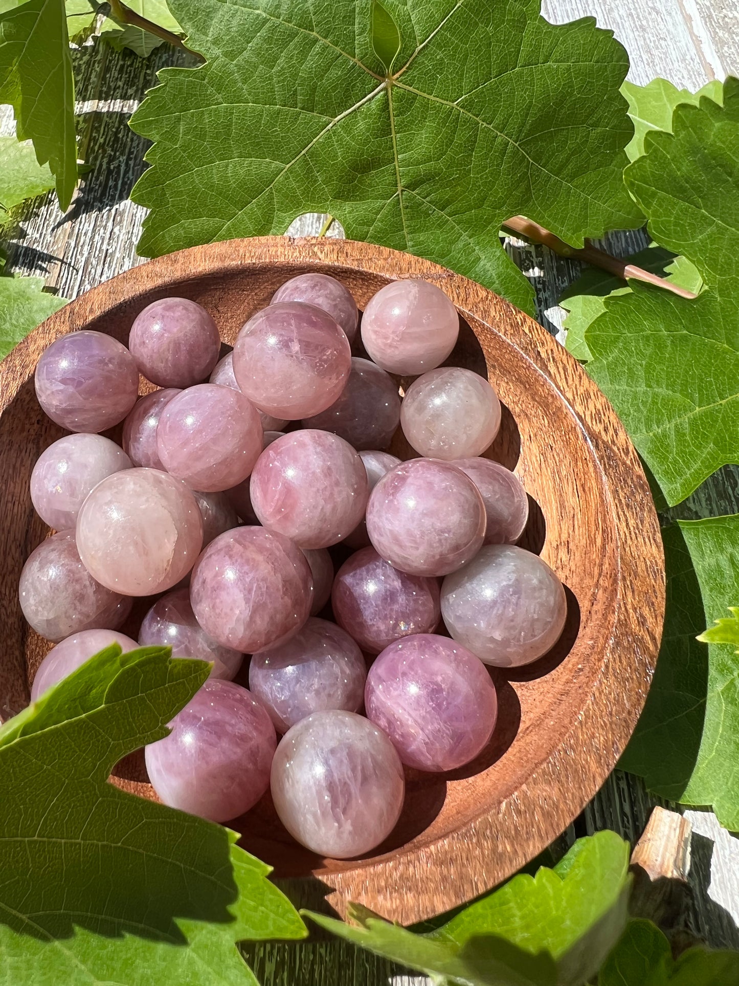
                  
                    Mini Lavender Rose Quartz Sphere
                  
                