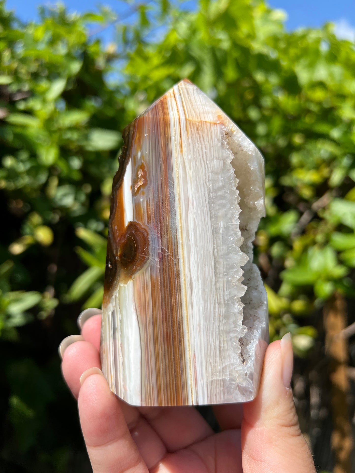 
                  
                    Agate Druzy Tower
                  
                