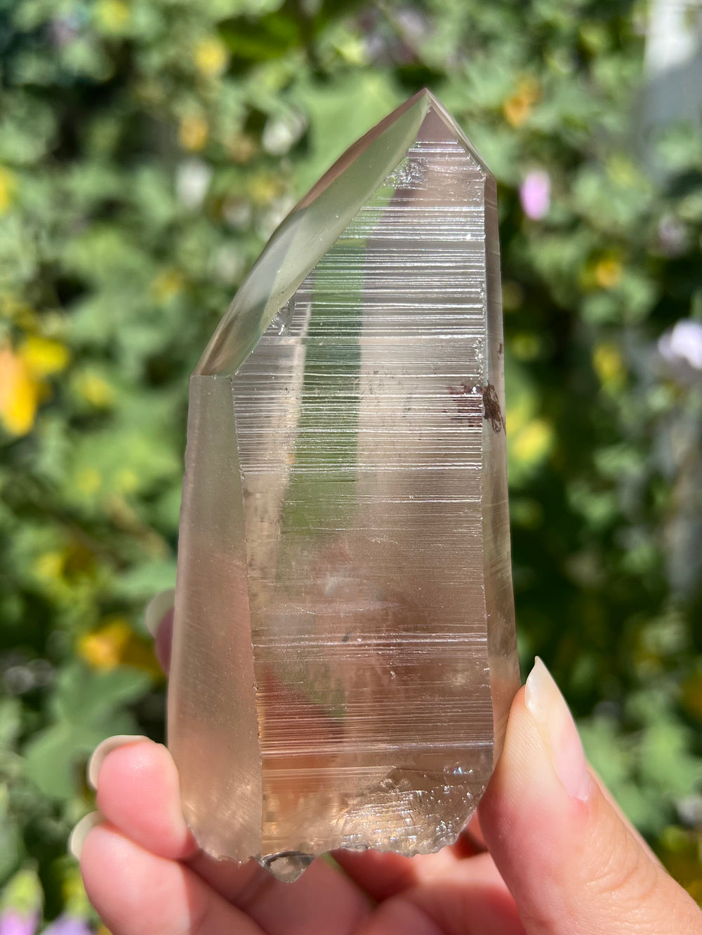 Smoky Quartz Lemurian Point