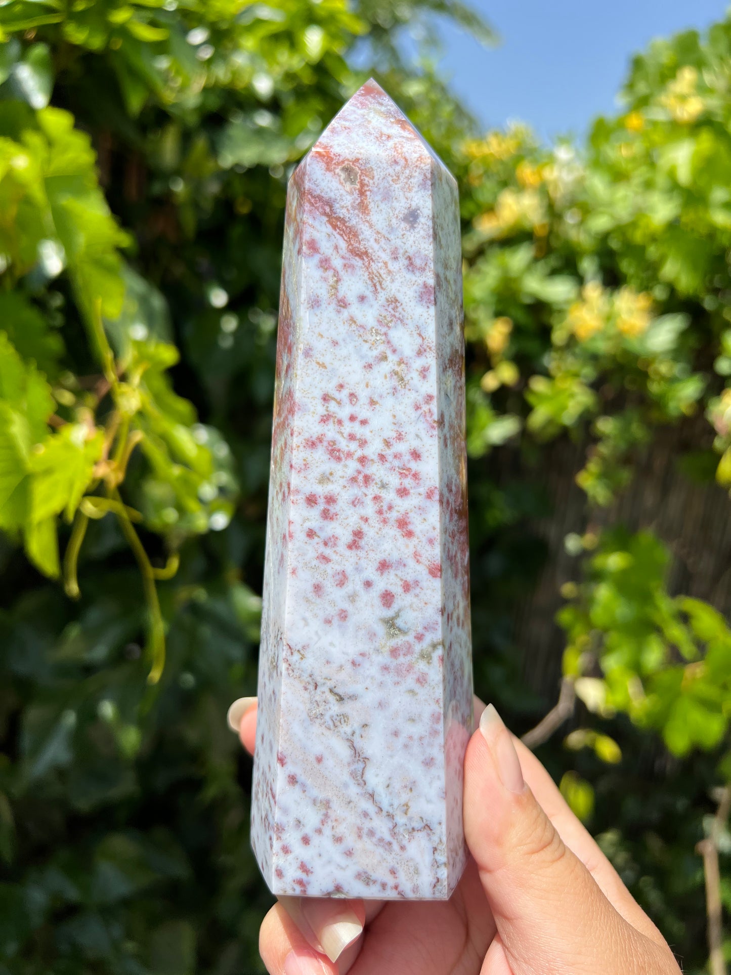 
                  
                    Large Ocean Jasper Tower
                  
                