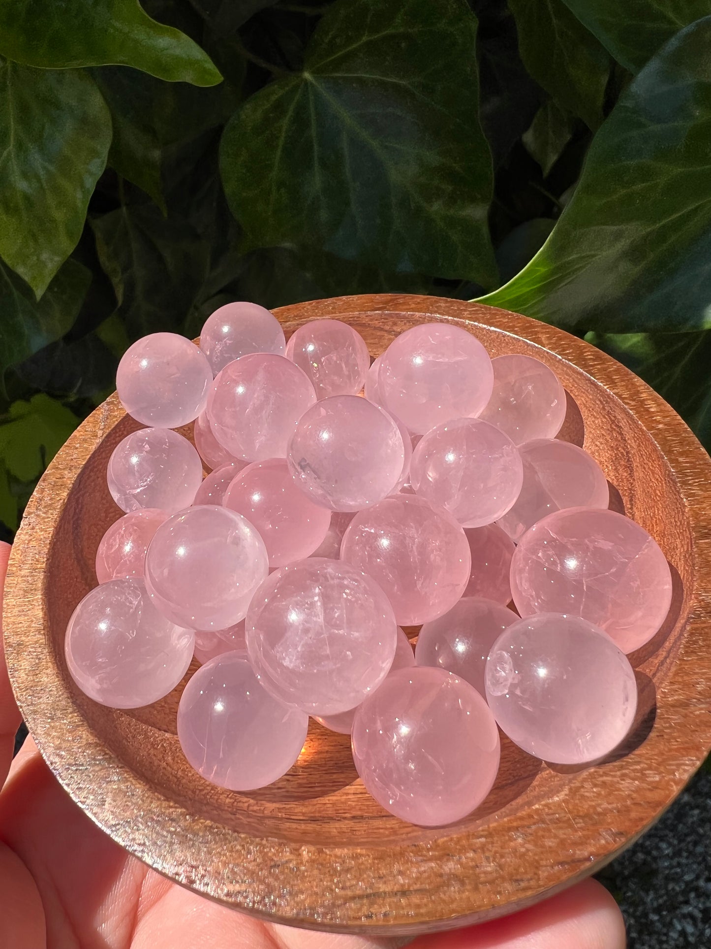 
                  
                    Mini Star Rose Quartz Sphere
                  
                